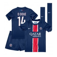 Dres Paris Saint-Germain Desire Doue #14 Domáci pre deti 2024-25 Krátky Rukáv (+ trenírky)